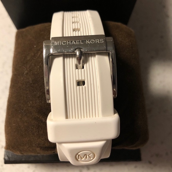 MK Authentic White Watch